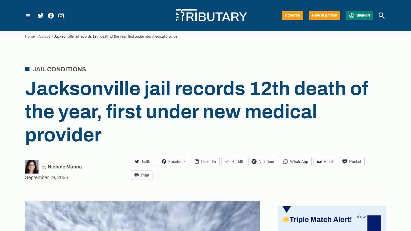 Jacksonville jail records 12th death of the year, first under new ...